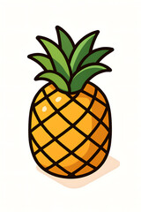 illustration of pineapple