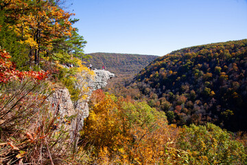 autumn landscape in the mountains