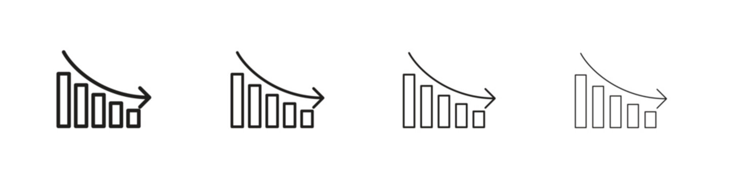 Chat arrow down icons vector logo illustration simple design. Web UI design.