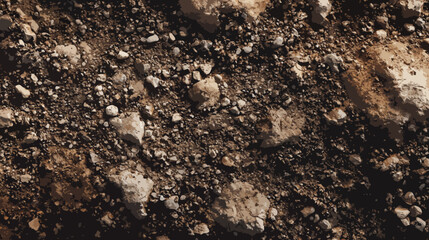 Rocky soil texture