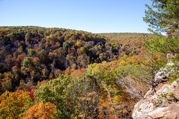 autumn landscape in the mountains