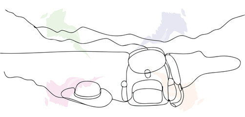 Simple Travel Design Concept