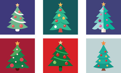 elegant Christmas tree with smooth ornaments