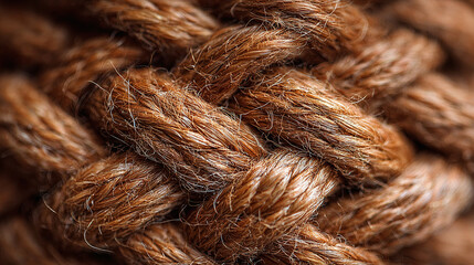 Fototapeta premium close up of jute texture