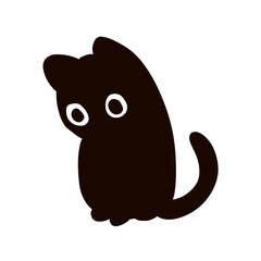 Cat silhouette illustration