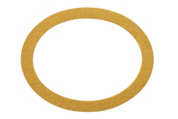 Golden glitter oval frame providing a shimmering border element. Includes a transparent background for versatile use