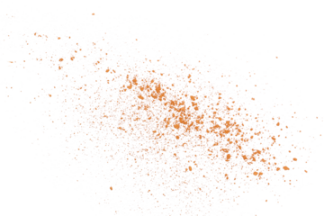 Face powder makeup isolated on white background, top view