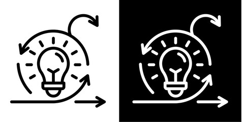 Agile Pivot   Icon Set White Mix Style Collection