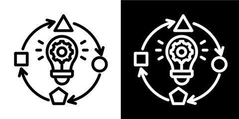 Transformative Ideas   Icon Set White Mix Style Collection