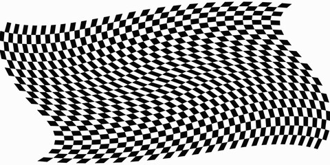Black and white checkered pattern, Checkerboard seamless pattern