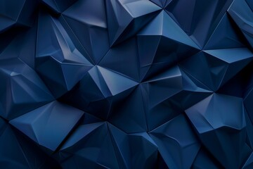 Obraz premium Abstract blue geometric pattern with sharp angles and textures