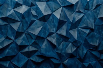 Obraz premium Abstract blue geometric pattern with sharp angles and textures