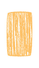 Vertical crayon scribble organic frame in hand drawn rectangle border. Text area fills rough background with unique texture and graphic sketch style. Creative border for modern design concepts.