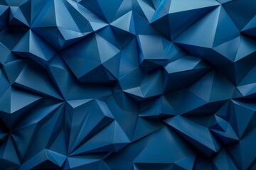Obraz premium Abstract blue geometric pattern with sharp angles and textures