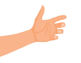 Hand holding something such as phone or water cup bottle