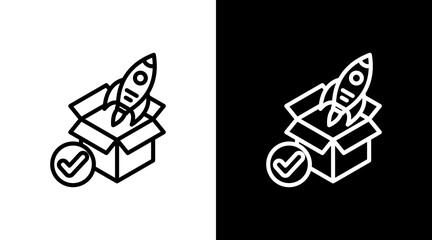 Product Release With Icon Set Design