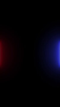 Emergency Lights Overlays concept. Emergency vehicle lighting Fire truck with flashing lights on Emergency blue-red color, Urban nighttime police patrol with flashing lights in city streets emergency