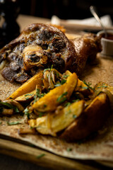 Delicious Savory Dinner Meal Close-up