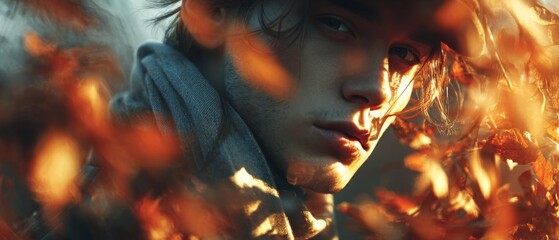 Embodying style and confidence: the charisma of the modern man. Drama poster. Subtle hues of life: a joyful man's portrait with a shift in colors and style. Fantasy poster. Thriller poster.