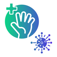 personal hygiene Gradient icon