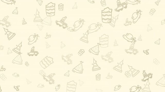 Playful, hand-drawn vector elements create a fun, decorative design