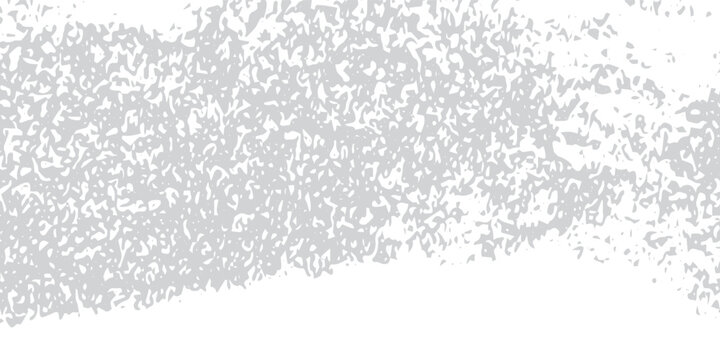 A textured gray and white abstract background featuring an uneven, speckled pattern that gradually fades into a clean white space at the bottom, ideal for layering design