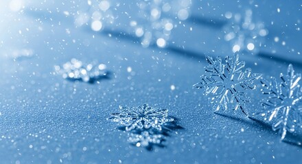 ice on the window background