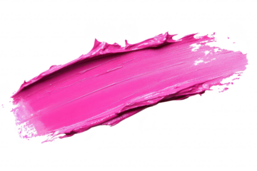 A pink paint stroke on a clean white background. texture and color. ideal for design projects. art presentations. or creative marketing materials