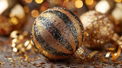 Radiant new year 2026: a celebration of gold and glitter delight