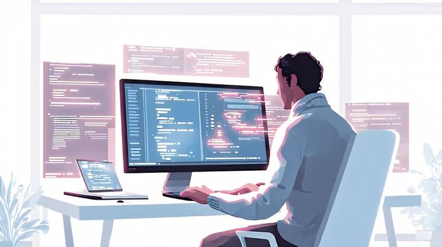 Developer Using AI Refactoring Assistant