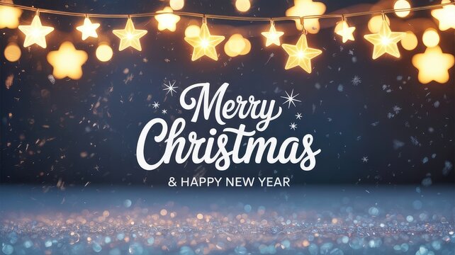 Share the magic of Christmas with this stunning festive background, perfect for holiday greetings and creating a warm, joyful atmosphere this season