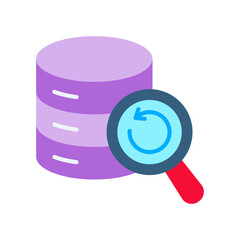 Data Retrieval flat icon