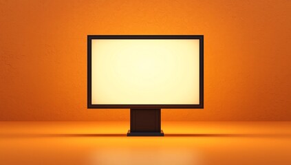 Billboard mockup, empty template for advertising messages