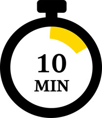 Ten-Minute Countdown Timer Icon