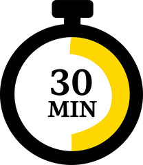 Stopwatch Displaying 30 Minutes Countdown