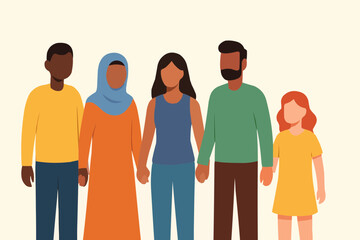 Migrant Community Support Illustration