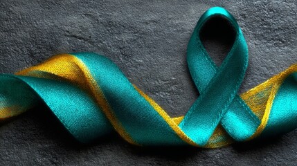 Flowing symbols: the gentle ribbon of mental health awareness. M