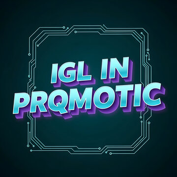 igl in prqmotic neon sign on circuit board background, cyber monday, cyber monday shoping,