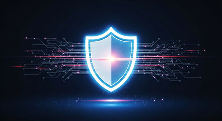 “Digital Cybersecurity Shield Protection”