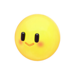 Fototapeta premium かわいい3D絵文字アイコン