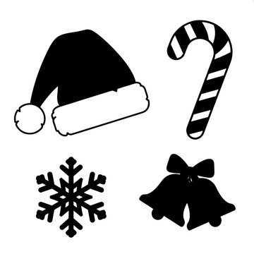 santa claus hat and scarf