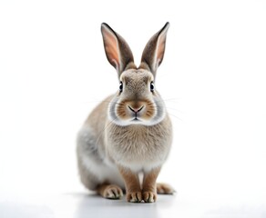Obraz premium Rabbit Isolated on White
