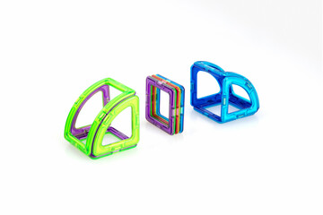 Kids Magnet Toy Pattern Showing Base Trophy Blueprint