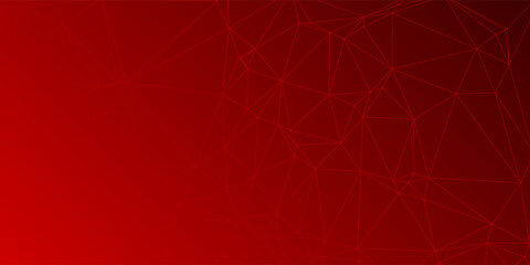 Digital technology futuristic internet network connection red background, abstract cloud cyber information communication, Ai big data science, innovation future tech, line dot. abstract background.