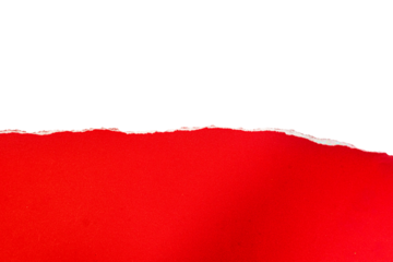 Red Torn Paper Edge
