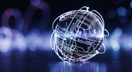 Global Connectivity Network Representing Advanced Technology Solutions