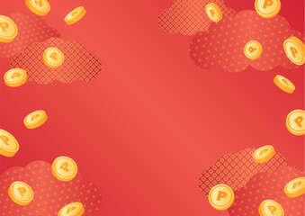 和柄のポイント背景