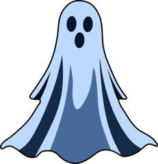 halloween ghost vector illustration