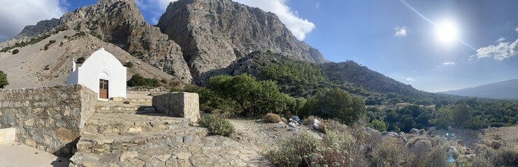 mountain landscape in greece