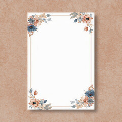 blank note paper on a cork board